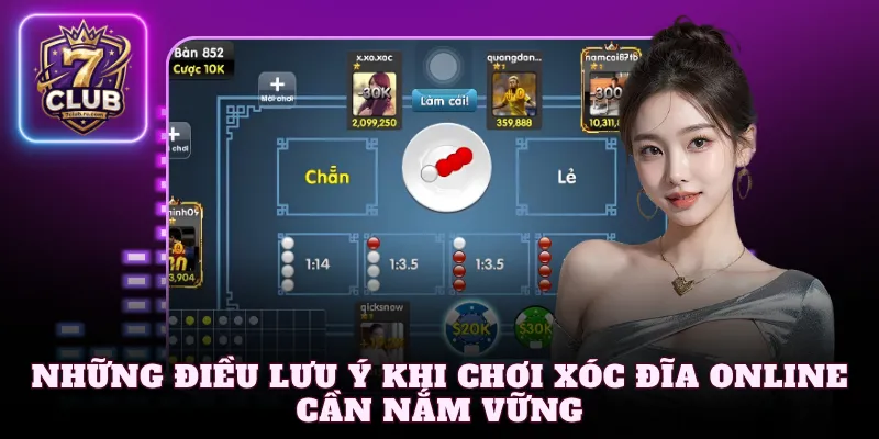 Những điều lưu ý khi chơi Xóc Đĩa online cần nắm vững