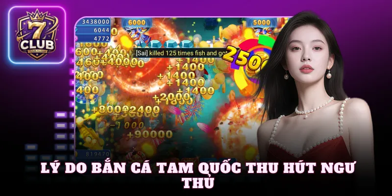 Lý do bắn cá Tam Quốc thu hút ngư thủ